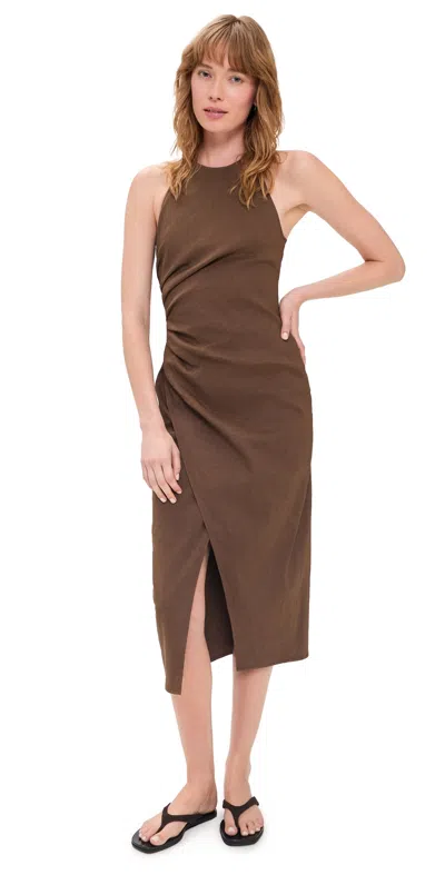 A.l.c A. L.c. Sylvie Dress Milk Chocolate In Brown