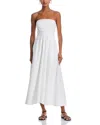 A.l.c Tate Strapless Midi Dress In White