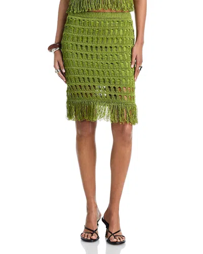 A.l.c A. L.c. Tet Skirt In Green