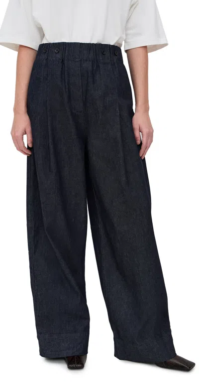 A.l.c A. L.c. The 213 Wide Leg Pants Indigo In Blue
