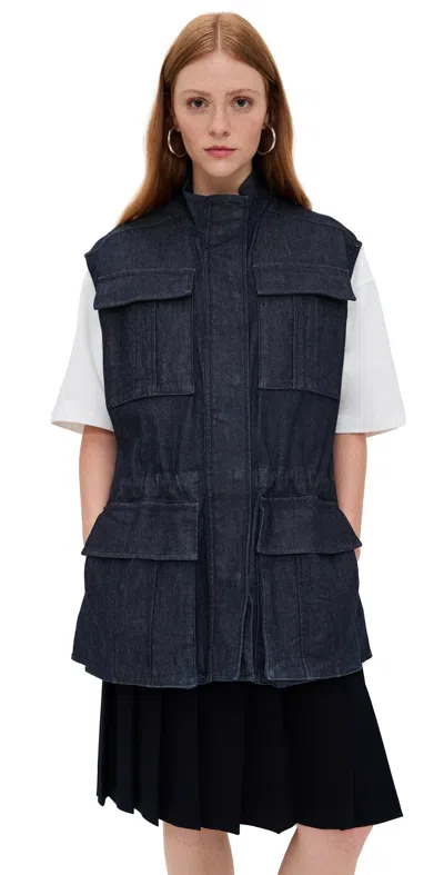 A.l.c A. L.c. The 902 Vest Indigo In Blue