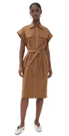 A.l.c A. L.c. Thea Dress Cognac In Cognac