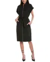 A.l.c A. L.c. Thea Zip Front Shirtdress In Black
