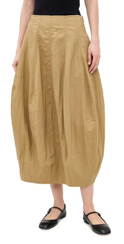 A.l.c A. L.c. Veda Skirt Sand Dune In Brown