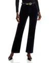 A.l.c Willie Straight Velvet Pants In Navy