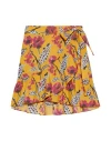 A.l.c A. L.c. Woman Mini Skirt Apricot Size 14 Cotton, Nylon In Orange