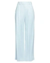 A.l.c A. L.c. Woman Pants Sky Blue Size 8 Linen, Viscose, Elastane In Blue