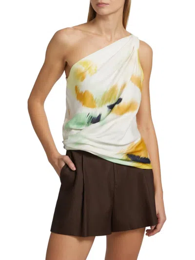 A.l.c A. L.c. Women's Aster Floral Asymmetric Top In Multi