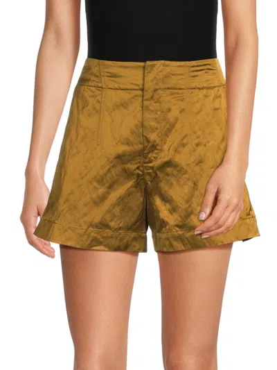 A.L.C A. L.C. WOMEN'S BENNY FLAT FRONT WIDE-LEG SHORTS