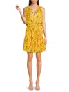 A.l.c . Silk Courtney Dress In Sole Multi