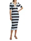 A.l.c A. L.c. Women's Darcy Rugby-striped Midi-dress In Blue