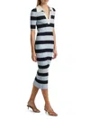 A.l.c . Darcy Midi Dress In Multi