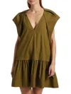 A.l.c A. L.c. Women's Ember Cotton Cap-sleeve Minidress In Green