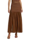 A.l.c A. L.c. Women's Hayden Fit & Flare Maxi Skirt In Brown