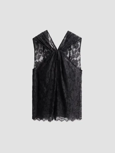 A.l.c A. L.c. Women's Irina Floral Lace Top In Black