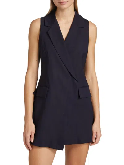 A.l.c A. L.c. Women's Jocelyn Sleeveless Blazer Minidress In Blue
