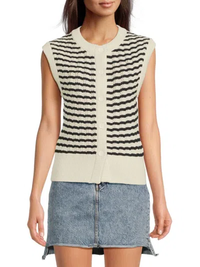 A.l.c A. L.c. Women's Margo Striped Knit Vest