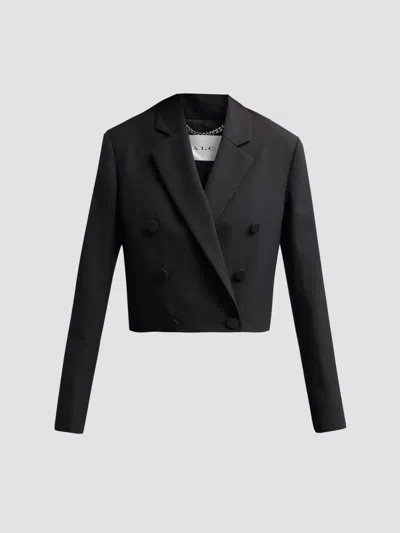 A.l.c A. L.c. Women's Margot Virgin Wool-blend Crop Jacket In Gray