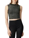 A.L.C A. L.C. WOMEN'S MARIAM METALLIC CROP TOP