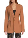 A.l.c A. L.c. Women's Maverick Lace-up Trim Jacket In Tawny