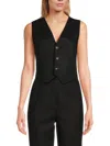 A.l.c A. L.c. Women's Maxwell Linen Vest In Black