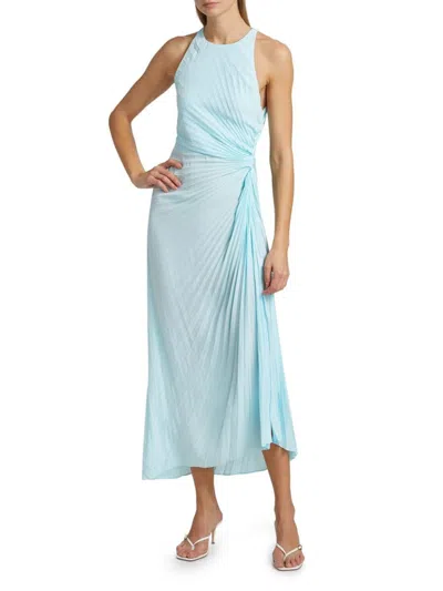 A.l.c A. L.c. Women's Reagan Pleated Midi-dress In Blue