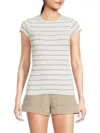 A.l.c A. L.c. Sam Top Bright White/navy In White