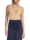 A.l.c A. L.c. Women's Vera Plunging Bodysuit In Straw