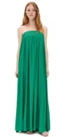A.l.c Wynn Strapless Ruched Gown In Serpent