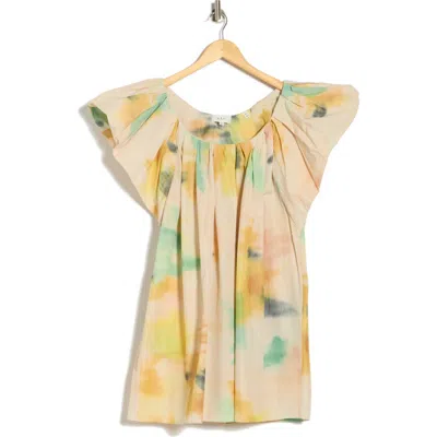 A.l.c . Abi Flutter Sleeve Minidress In Multi