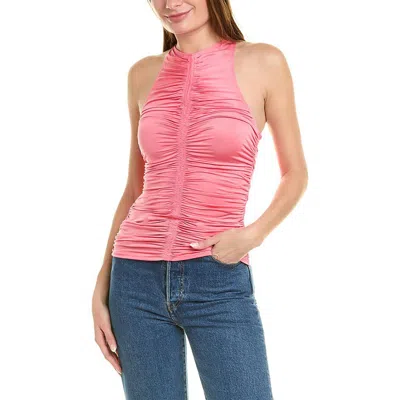 A.l.c Adley Top Womens Gathered Drawstrings Halter Top In Multi