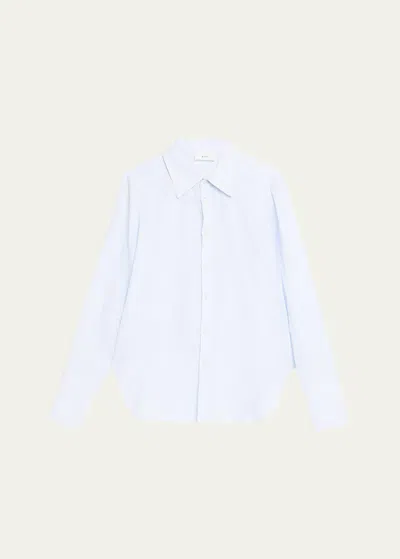 A.l.c Aiden Linen Top In Ice Water