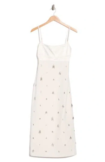 A.l.c . Alana Embellished Midi Dress In White
