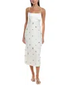 A.l.c . Alana Midi Dress In White
