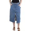 A.l.c Alden Womens Denim Denim Skirt In Blue