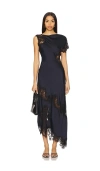 A.l.c A. L.c. Alessia Dress In Dark Sapphire & Black