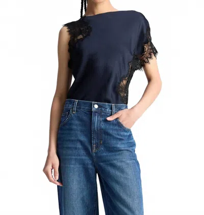 A.l.c Alessia Top In Dark Sapphire In Blue