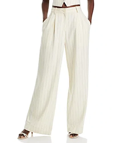 A.l.c Alfie Pants In Cream/black Stripe