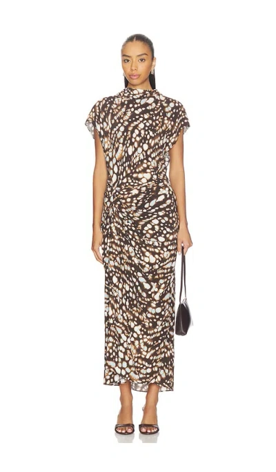 A.l.c Alma Dress In Brown