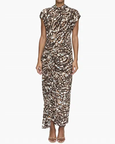 A.l.c Alma Midi Dress In Ganache Multi