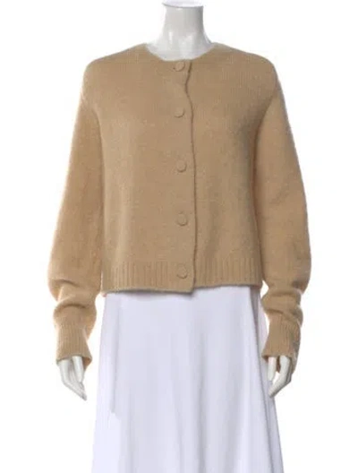 Pre-owned A.l.c Alpaca Crew Neck Sweater In Brown