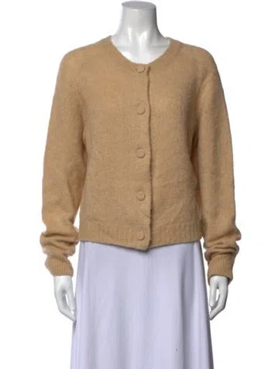 Pre-owned A.l.c Alpaca Crew Neck Sweater In Brown