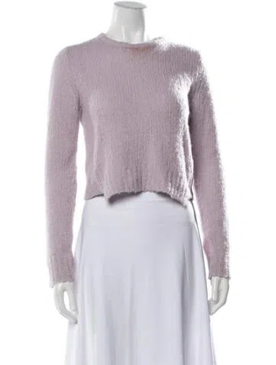 Pre-owned A.l.c Alpaca Crew Neck Sweater In Grey