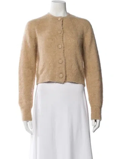 Pre-owned A.l.c Alpaca Crew Neck Sweater In Neutral