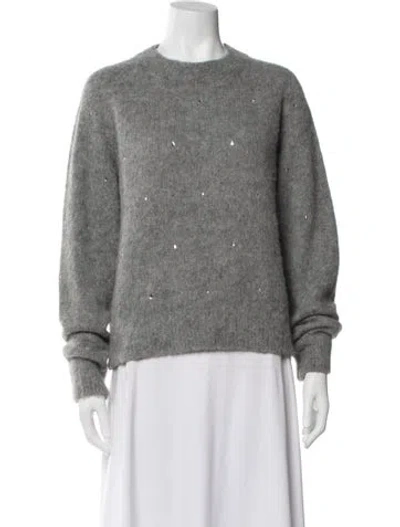 Pre-owned A.l.c Alpaca Crew Neck Sweater W/ Tags In Gray