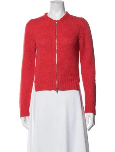 Pre-owned A.l.c Alpaca Jacket In Pink