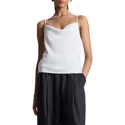 A.l.c . Amber Hammered Crepe Camisole In Whisper White