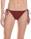 A.l.c A. L.c Amina Bikini Bottom In Burgundy