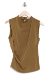 A.l.c . Amira Sleeveless Top In Aged Bronze
