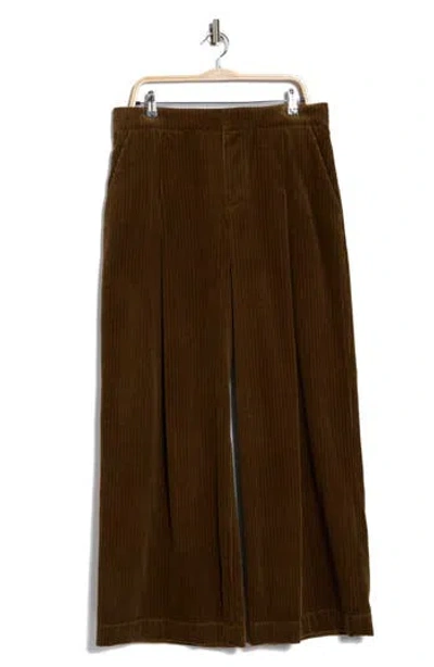 A.l.c . Andrew High Waist Corduroy Bootleg Pants In Brown